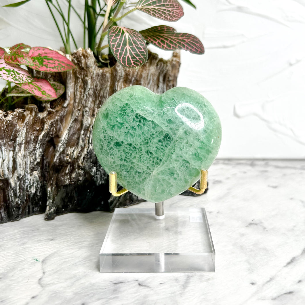 FLUORITE HEART