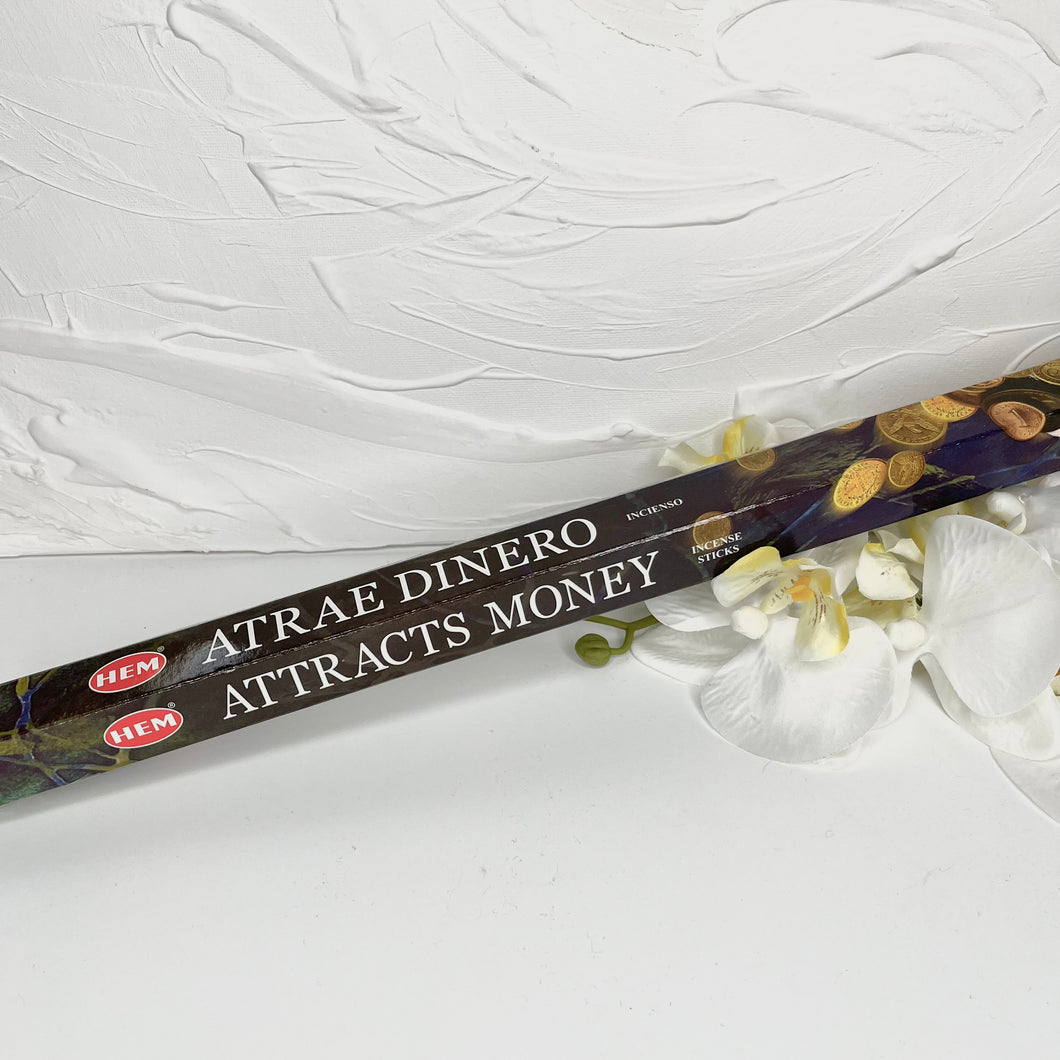 ATTRACTS MONEY HEM GARDEN INCENSE STICKS