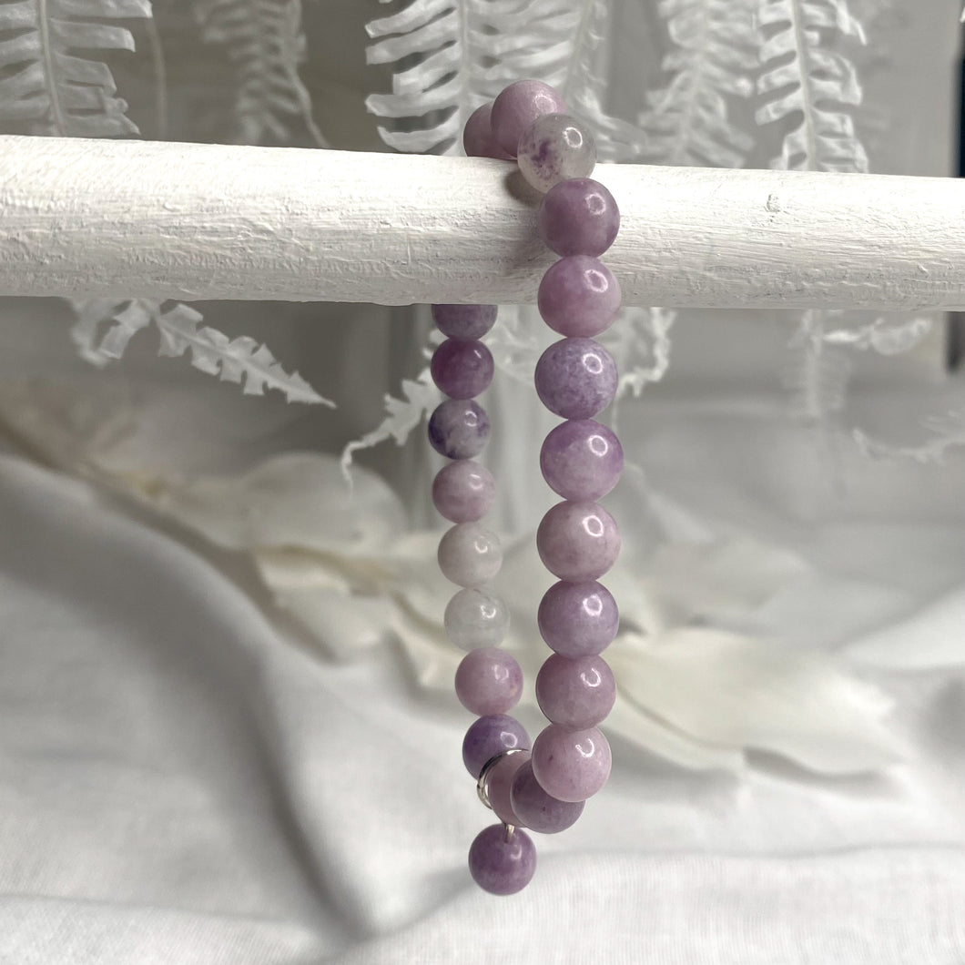 VIOLET PURPLE MICA LEPIDOLITE BRACELET