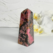 Load image into Gallery viewer, RHODONITE OBELISK
