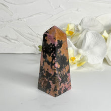 Load image into Gallery viewer, RHODONITE OBELISK
